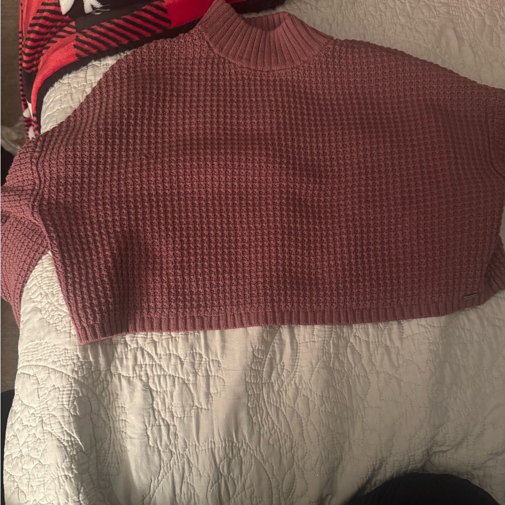 Cozy Knit Sweater in Rose